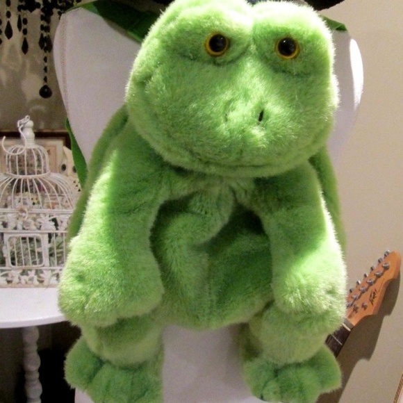 plush frog backpack